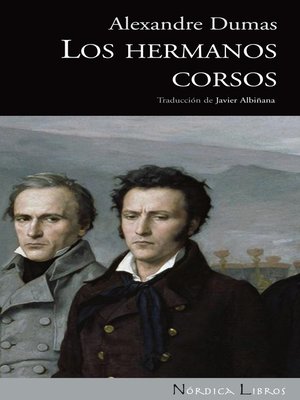cover image of Los hermanos corsos